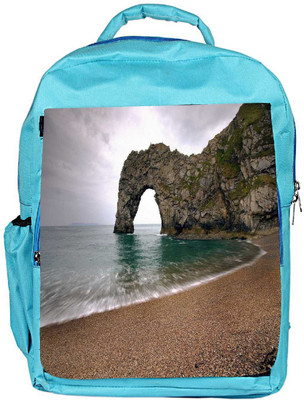 

Snoogg Eco Friendly Canvas Ocean View Path Designer Backpack Rucksack School Travel Unisex Casual Canvas Bag Bookbag Satchel 5 L Backpack(Blue)