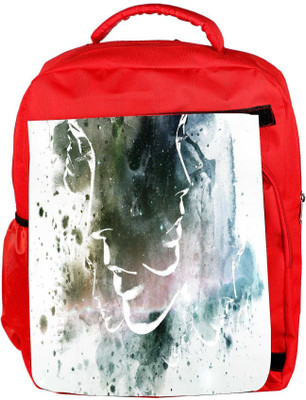 

Snoogg Eco Friendly Canvas Multi Faces Designer Backpack Rucksack School Travel Unisex Casual Canvas Bag Bookbag Satchel 5 L Backpack(Red)