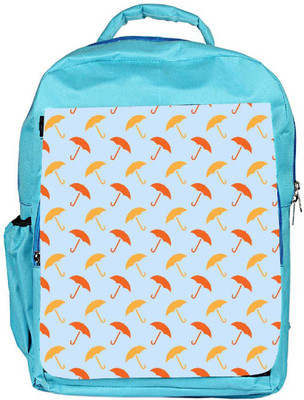 

Snoogg Eco Friendly Canvas Opposite Umbrella Designer Backpack Rucksack School Travel Unisex Casual Canvas Bag Bookbag Satchel 5 L Backpack(Blue)