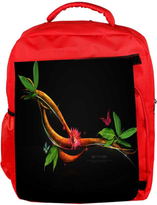 

Snoogg Eco Friendly Canvas Abstract Tree Branch Designer Backpack Rucksack School Travel Unisex Casual Canvas Bag Bookbag Satchel 5 L Backpack(Red)