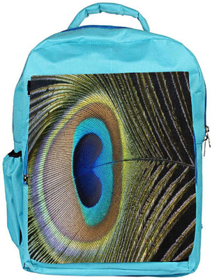 

Snoogg Eco Friendly Canvas Pero Pavlina Designer Backpack Rucksack School Travel Unisex Casual Canvas Bag Bookbag Satchel 5 L Backpack(Blue)