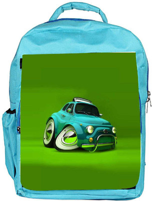 

Snoogg Eco Friendly Canvas Deformed Fiat 2621 Backpack Rucksack School Travel Unisex Casual Canvas Bag Bookbag Satchel 5 L Backpack(Blue)