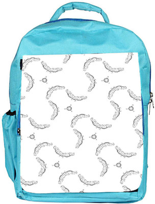 

Snoogg Eco Friendly Canvas Grey Germs Designer Backpack Rucksack School Travel Unisex Casual Canvas Bag Bookbag Satchel 5 L Backpack(Blue)