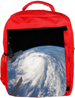 

Snoogg Eco Friendly Canvas Solar And Earth Designer Backpack Rucksack School Travel Unisex Casual Canvas Bag Bookbag Satchel 5 L Backpack(Red)