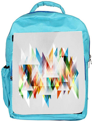 

Snoogg Eco Friendly Canvas Abstract Colourful Theme Backpack Rucksack School Travel Unisex Casual Canvas Bag Bookbag Satchel 5 L Backpack(Blue)