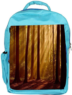 

Snoogg Eco Friendly Canvas Evebibg Forest Designer Backpack Rucksack School Travel Unisex Casual Canvas Bag Bookbag Satchel 5 L Backpack(Blue)
