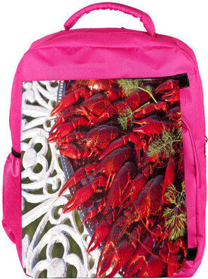 

Snoogg Eco Friendly Canvas Crayfishes Backpack Rucksack School Travel Unisex Casual Canvas Bag Bookbag Satchel 5 L Backpack(Pink)