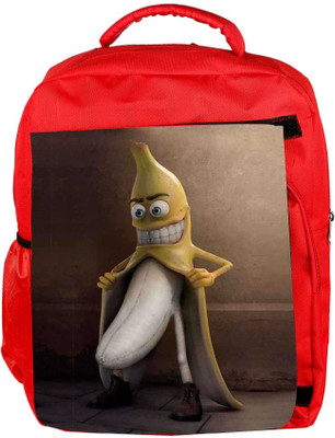 

Snoogg Eco Friendly Canvas Funny I Got Banana Backpack Rucksack School Travel Unisex Casual Canvas Bag Bookbag Satchel 5 L Backpack(Red)