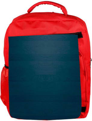 

Snoogg Eco Friendly Canvas Blue Wood Pattern Designer Backpack Rucksack School Travel Unisex Casual Canvas Bag Bookbag Satchel 5 L Backpack(Red)