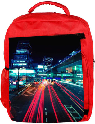 

Snoogg Eco Friendly Canvas City Quick Backpack Rucksack School Travel Unisex Casual Canvas Bag Bookbag Satchel 5 L Backpack(Red)