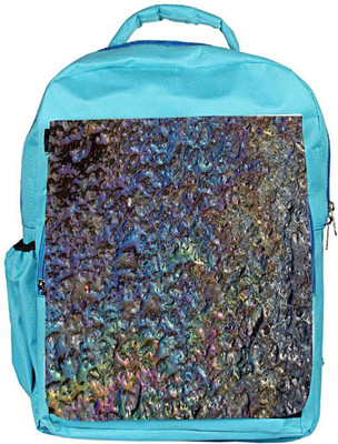 

Snoogg Eco Friendly Canvas Chemical Colored Metal Backpack Rucksack School Travel Unisex Casual Canvas Bag Bookbag Satchel 5 L Backpack(Blue)