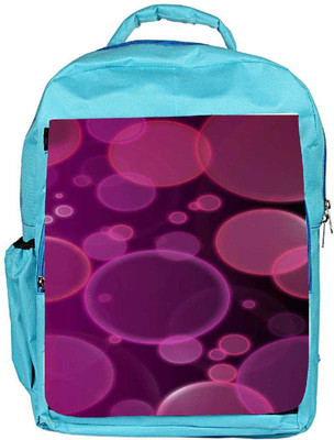 

Snoogg Eco Friendly Canvas Bubbles Design 2382 Backpack Rucksack School Travel Unisex Casual Canvas Bag Bookbag Satchel 5 L Backpack(Blue)