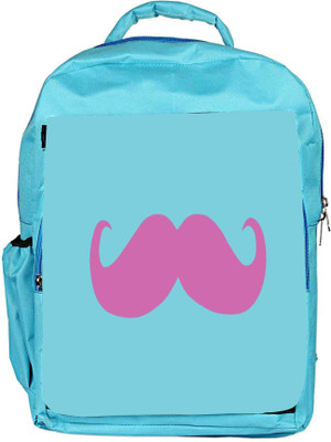 

Snoogg Eco Friendly Canvas I Mustache You Backpack Rucksack School Travel Unisex Casual Canvas Bag Bookbag Satchel 5 L Backpack(Blue)