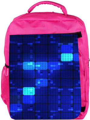 

Snoogg Eco Friendly Canvas Digital Board 2408 Backpack Rucksack School Travel Unisex Casual Canvas Bag Bookbag Satchel 5 L Backpack(Pink)