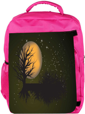 

Snoogg Eco Friendly Canvas Fantasy Background Backpack Rucksack School Travel Unisex Casual Canvas Bag Bookbag Satchel 5 L Backpack(Pink)