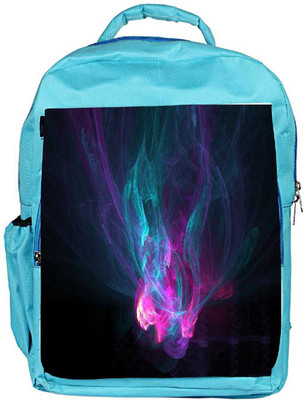 

Snoogg Eco Friendly Canvas Multicolor Smoke Pattern Designer Backpack Rucksack School Travel Unisex Casual Canvas Bag Bookbag Satchel 5 L Backpack(Blue)