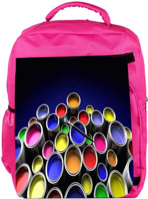 

Snoogg Eco Friendly Canvas Range Of Colours Designer Backpack Rucksack School Travel Unisex Casual Canvas Bag Bookbag Satchel 5 L Backpack(Pink)