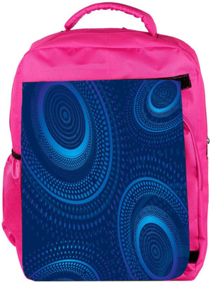 

Snoogg Eco Friendly Canvas Vector Fractal Background Backpack Rucksack School Travel Unisex Casual Canvas Bag Bookbag Satchel 5 L Backpack(Pink)