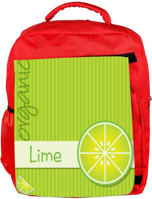 

Snoogg Eco Friendly Canvas Bright Organic Lime Card In Vector Format Backpack Rucksack School Travel Unisex Casual Canvas Bag Bookbag Satchel 5 L Backpack(Red)