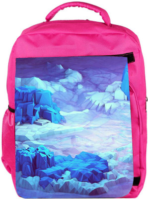

Snoogg Eco Friendly Canvas Crystal Earth Backpack Rucksack School Travel Unisex Casual Canvas Bag Bookbag Satchel 5 L Backpack(Pink)