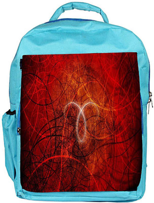 

Snoogg Eco Friendly Canvas Abstract Red Design Designer Backpack Rucksack School Travel Unisex Casual Canvas Bag Bookbag Satchel 5 L Backpack(Blue)