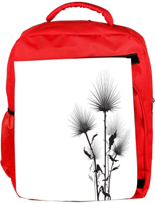 

Snoogg Eco Friendly Canvas Simple Text White Designer Backpack Rucksack School Travel Unisex Casual Canvas Bag Bookbag Satchel 5 L Backpack(Red)