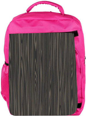 

Snoogg Eco Friendly Canvas Black Wooden Texture Backpack Rucksack School Travel Unisex Casual Canvas Bag Bookbag Satchel 5 L Backpack(Pink)