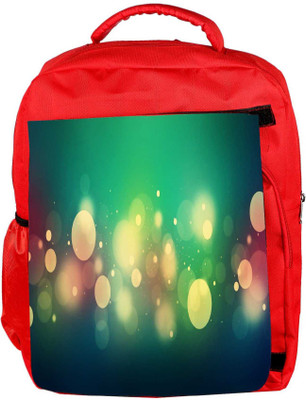 

Snoogg Eco Friendly Canvas Abstract Colorful Bubbles Designer Backpack Rucksack School Travel Unisex Casual Canvas Bag Bookbag Satchel 5 L Backpack(Red)
