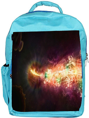 

Snoogg Eco Friendly Canvas Abstract Amazed Design Designer Backpack Rucksack School Travel Unisex Casual Canvas Bag Bookbag Satchel 5 L Backpack(Blue)