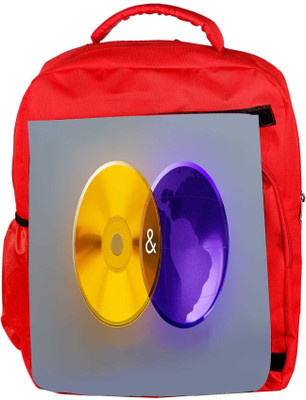 

Snoogg Eco Friendly Canvas Dvd Web Designer Backpack Rucksack School Travel Unisex Casual Canvas Bag Bookbag Satchel 5 L Backpack(Red)