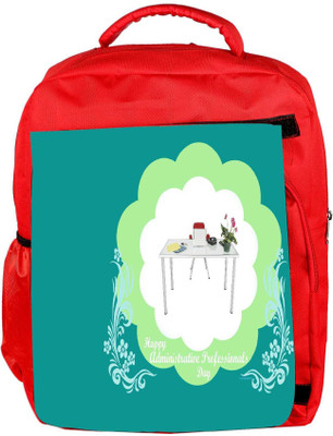 

Snoogg Eco Friendly Canvas Admin Professional Day Designer Backpack Rucksack School Travel Unisex Casual Canvas Bag Bookbag Satchel 5 L Backpack(Red)