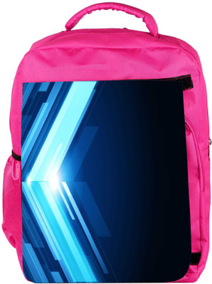 

Snoogg Eco Friendly Canvas Blue Pattern Design Designer Backpack Rucksack School Travel Unisex Casual Canvas Bag Bookbag Satchel 5 L Backpack(Pink)