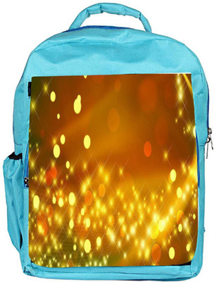 

Snoogg Eco Friendly Canvas Golden Sparkles Abstract Designer Backpack Rucksack School Travel Unisex Casual Canvas Bag Bookbag Satchel 5 L Backpack(Blue)