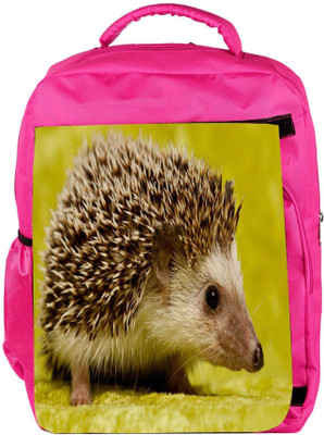 

Snoogg Eco Friendly Canvas Baby Animal Designer Backpack Rucksack School Travel Unisex Casual Canvas Bag Bookbag Satchel 5 L Backpack(Pink)