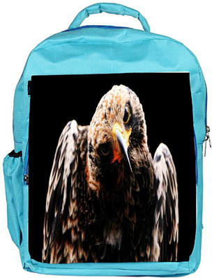 

Snoogg Eco Friendly Canvas Angry Eagle Designer Backpack Rucksack School Travel Unisex Casual Canvas Bag Bookbag Satchel 5 L Backpack(Blue)