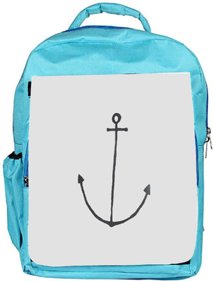 

Snoogg Eco Friendly Canvas Anchor Wallpaper Backpack Rucksack School Travel Unisex Casual Canvas Bag Bookbag Satchel 5 L Backpack(Blue)