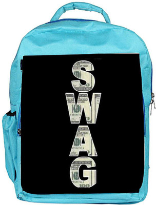 

Snoogg Eco Friendly Canvas Swag Backpack Rucksack School Travel Unisex Casual Canvas Bag Bookbag Satchel 5 L Backpack(Blue)