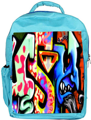 

Snoogg Eco Friendly Canvas Blue Jeeni Designer Backpack Rucksack School Travel Unisex Casual Canvas Bag Bookbag Satchel 5 L Backpack(Blue)