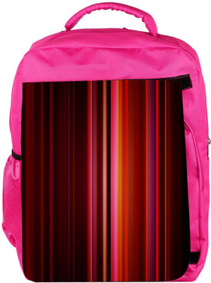 

Snoogg Eco Friendly Canvas Abstract Red Rays Designer Backpack Rucksack School Travel Unisex Casual Canvas Bag Bookbag Satchel 5 L Backpack(Pink)