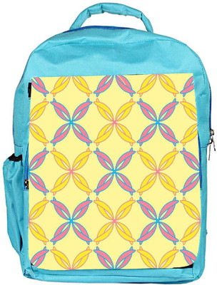 

Snoogg Eco Friendly Canvas Colorful Ribbons Designer Backpack Rucksack School Travel Unisex Casual Canvas Bag Bookbag Satchel 5 L Backpack(Blue)