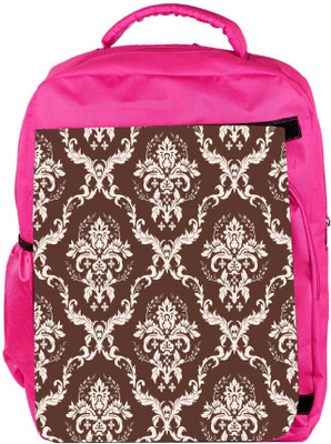 

Snoogg Eco Friendly Canvas Brown Pattern Designer Backpack Rucksack School Travel Unisex Casual Canvas Bag Bookbag Satchel 5 L Backpack(Pink)