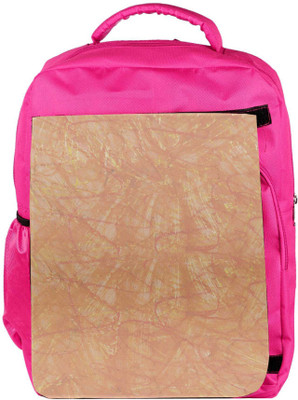 

Snoogg Eco Friendly Canvas Wall Stickers Designer Backpack Rucksack School Travel Unisex Casual Canvas Bag Bookbag Satchel 5 L Backpack(Pink)