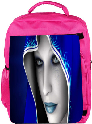 

Snoogg Eco Friendly Canvas Fantastique Art Digital Designer Backpack Rucksack School Travel Unisex Casual Canvas Bag Bookbag Satchel 5 L Backpack(Pink)