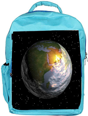 

Snoogg Eco Friendly Canvas Earth Backpack Rucksack School Travel Unisex Casual Canvas Bag Bookbag Satchel 5 L Backpack(Blue)