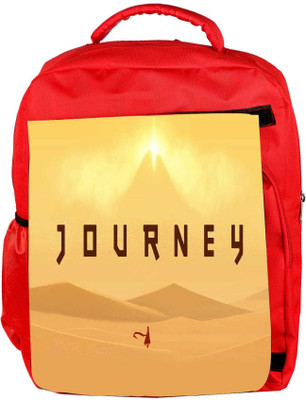 

Snoogg Eco Friendly Canvas Journey Designer Backpack Rucksack School Travel Unisex Casual Canvas Bag Bookbag Satchel 5 L Backpack(Red)