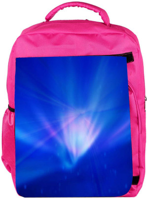 

Snoogg Eco Friendly Canvas Blue In Abstract Wide Designer Backpack Rucksack School Travel Unisex Casual Canvas Bag Bookbag Satchel 5 L Backpack(Pink)