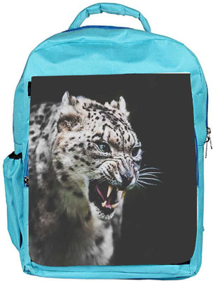 

Snoogg Eco Friendly Canvas Leopard Fury Backpack Rucksack School Travel Unisex Casual Canvas Bag Bookbag Satchel 5 L Backpack(Blue)
