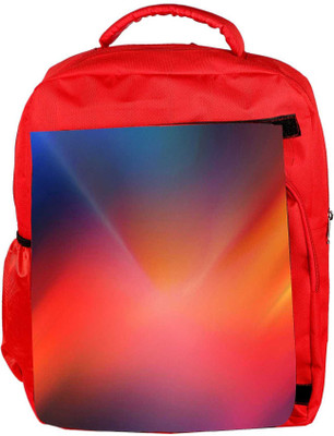 

Snoogg Eco Friendly Canvas Mixed Color Background Design Designer Backpack Rucksack School Travel Unisex Casual Canvas Bag Bookbag Satchel 5 L Backpack(Red)