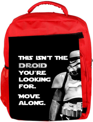 

Snoogg Eco Friendly Canvas Hello Hey Hola Backpack Rucksack School Travel Unisex Casual Canvas Bag Bookbag Satchel 5 L Backpack(Red)