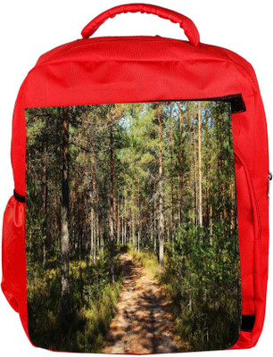 

Snoogg Eco Friendly Canvas Small Abstract Road Designer Backpack Rucksack School Travel Unisex Casual Canvas Bag Bookbag Satchel 5 L Backpack(Red)